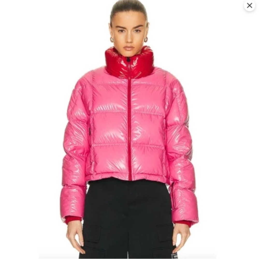 Perfect Moment Pink and Red Puffer Jacket